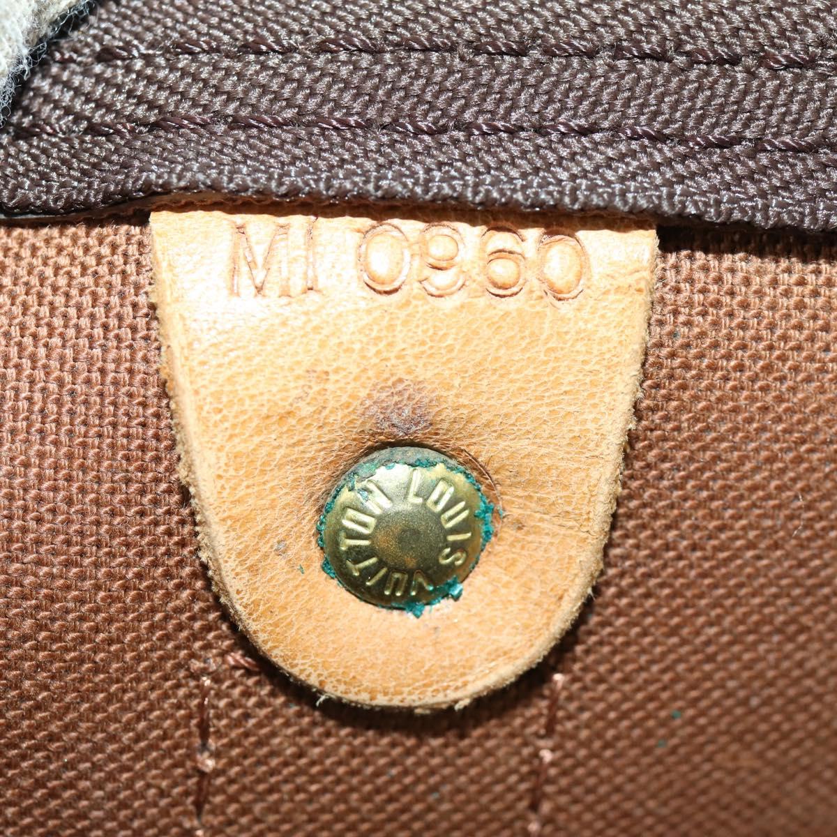 LOUIS VUITTON Monogram Keepall 60 Boston Bag M41422 LV Auth 158634