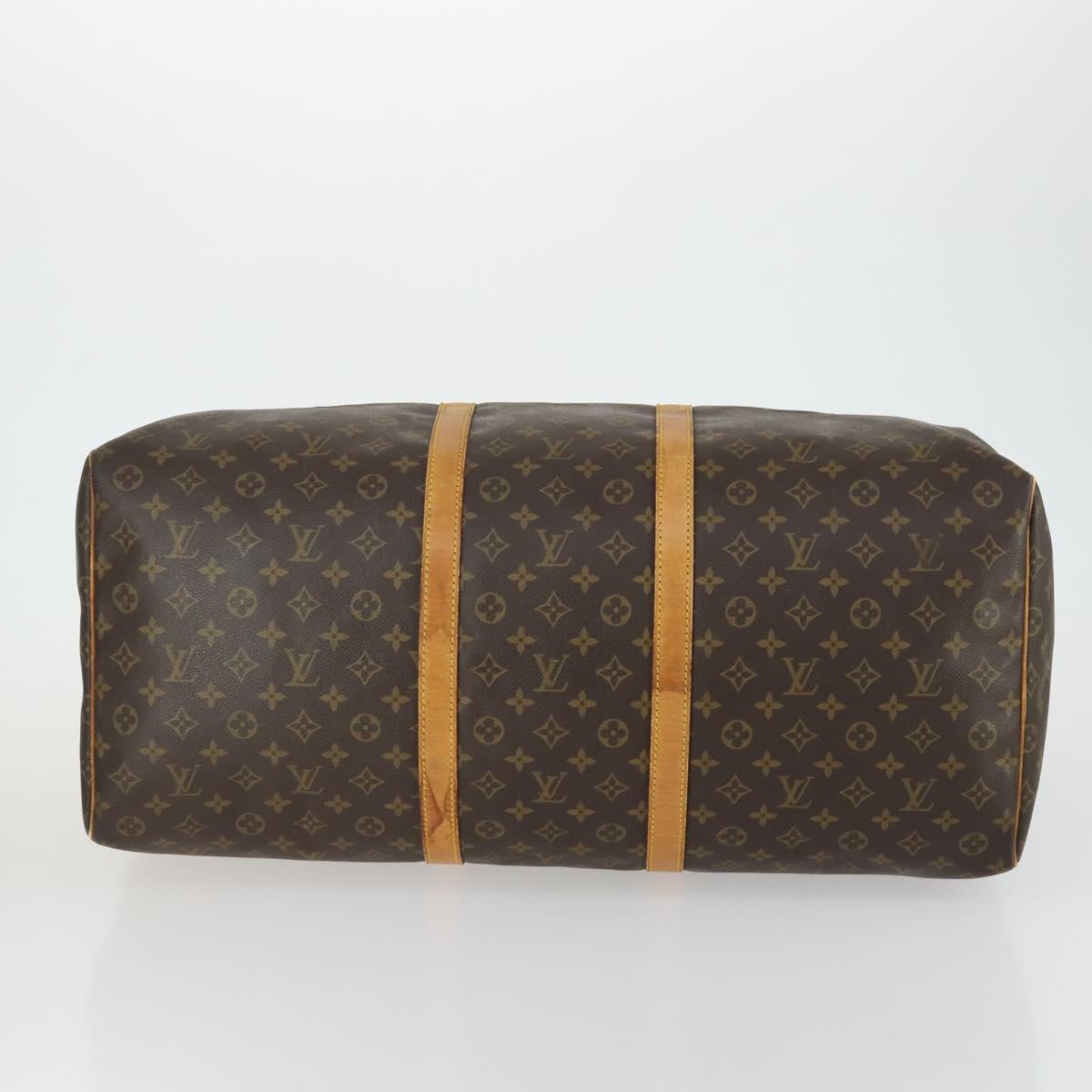 LOUIS VUITTON Monogram Keepall 60 Boston Bag M41422 LV Auth 158634