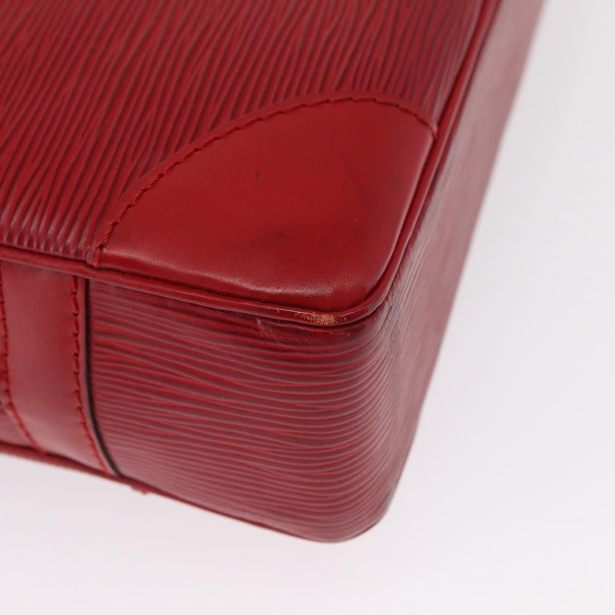 LOUIS VUITTON Epi Porte Documents Voyage Business Bag Red M54477 LV Auth 158635