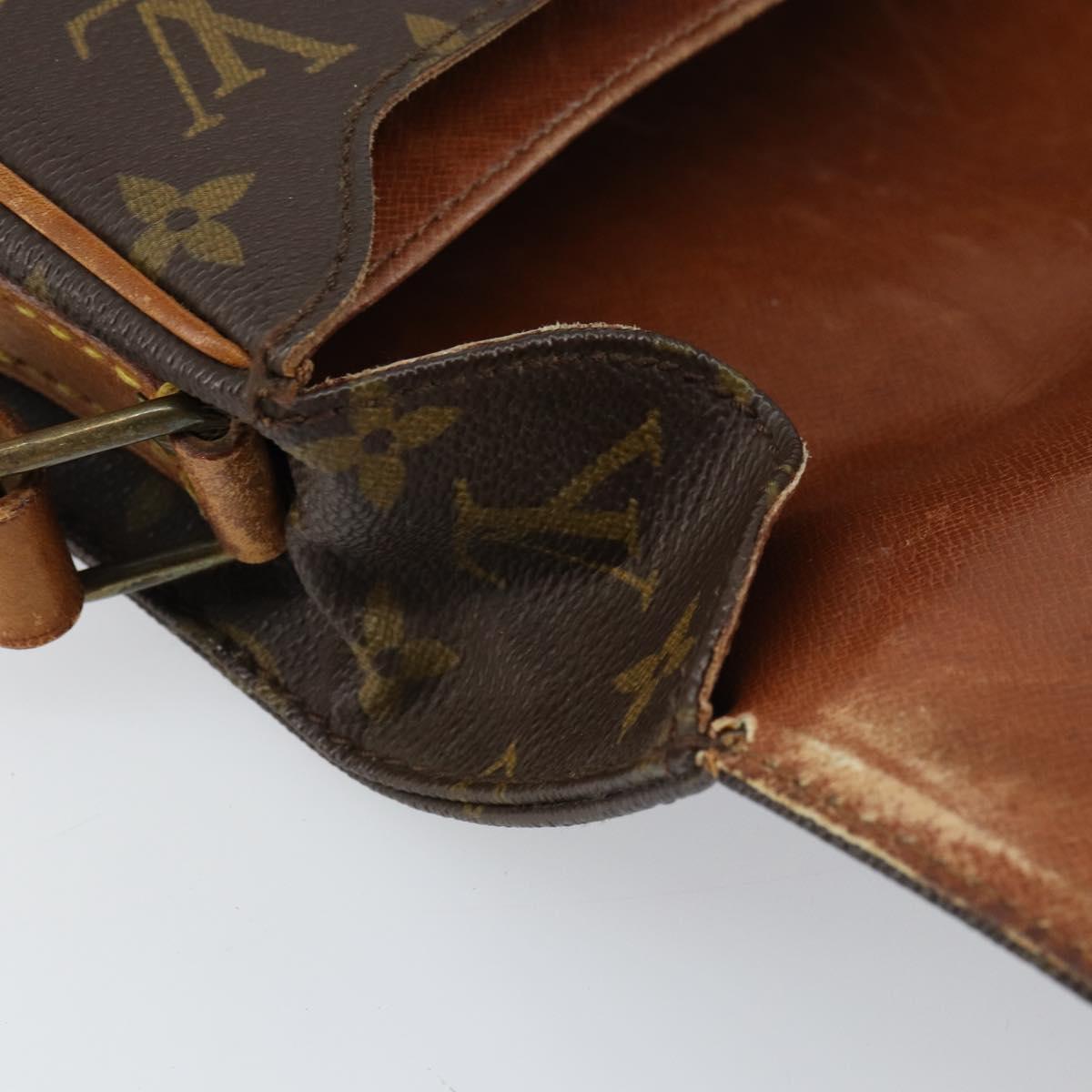 LOUIS VUITTON Monogram Cartouchiere MM Shoulder Bag M51253 LV Auth 158644