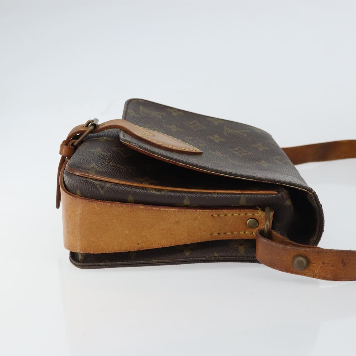 LOUIS VUITTON Monogram Cartouchiere MM Shoulder Bag M51253 LV Auth 158644