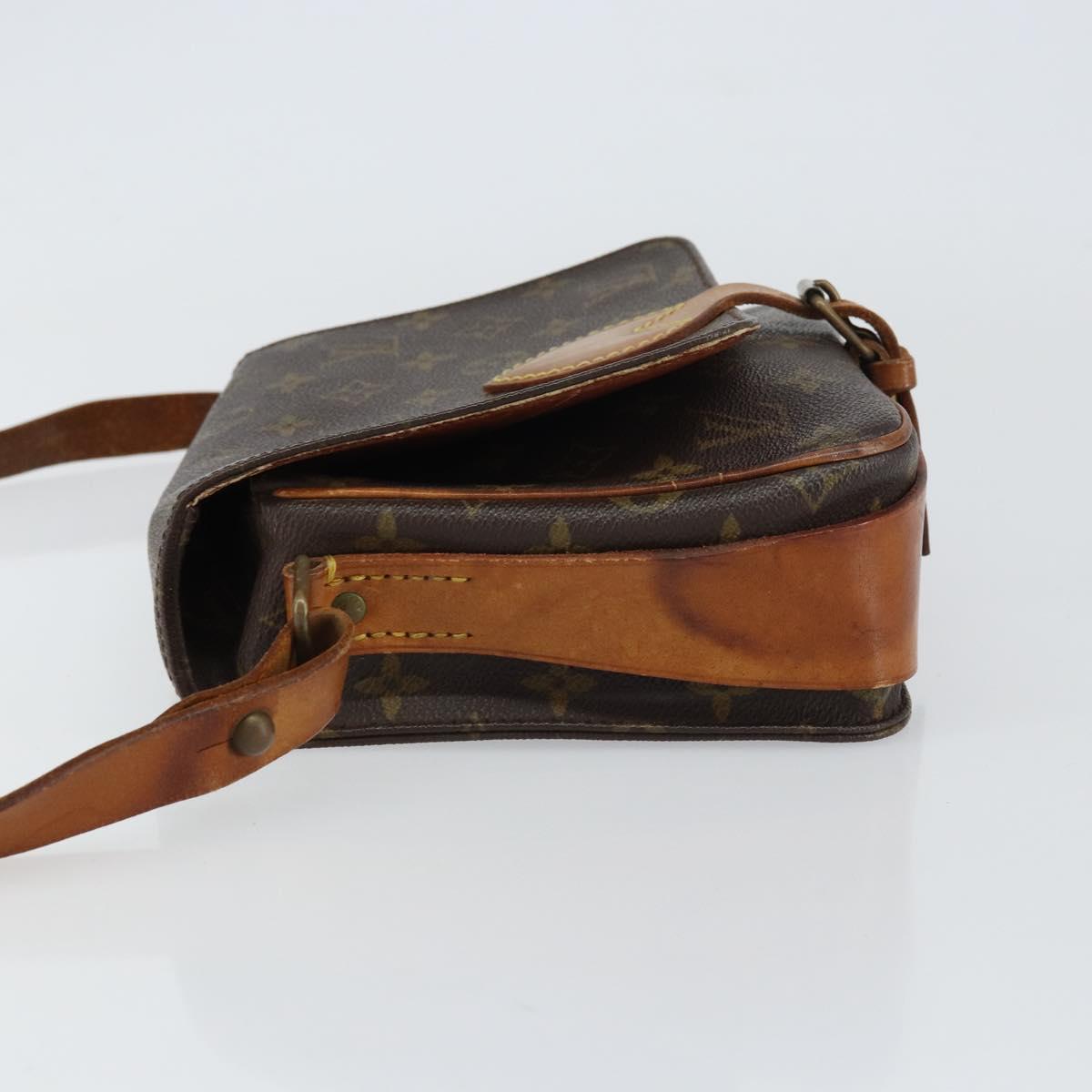 LOUIS VUITTON Monogram Cartouchiere MM Shoulder Bag M51253 LV Auth 158644