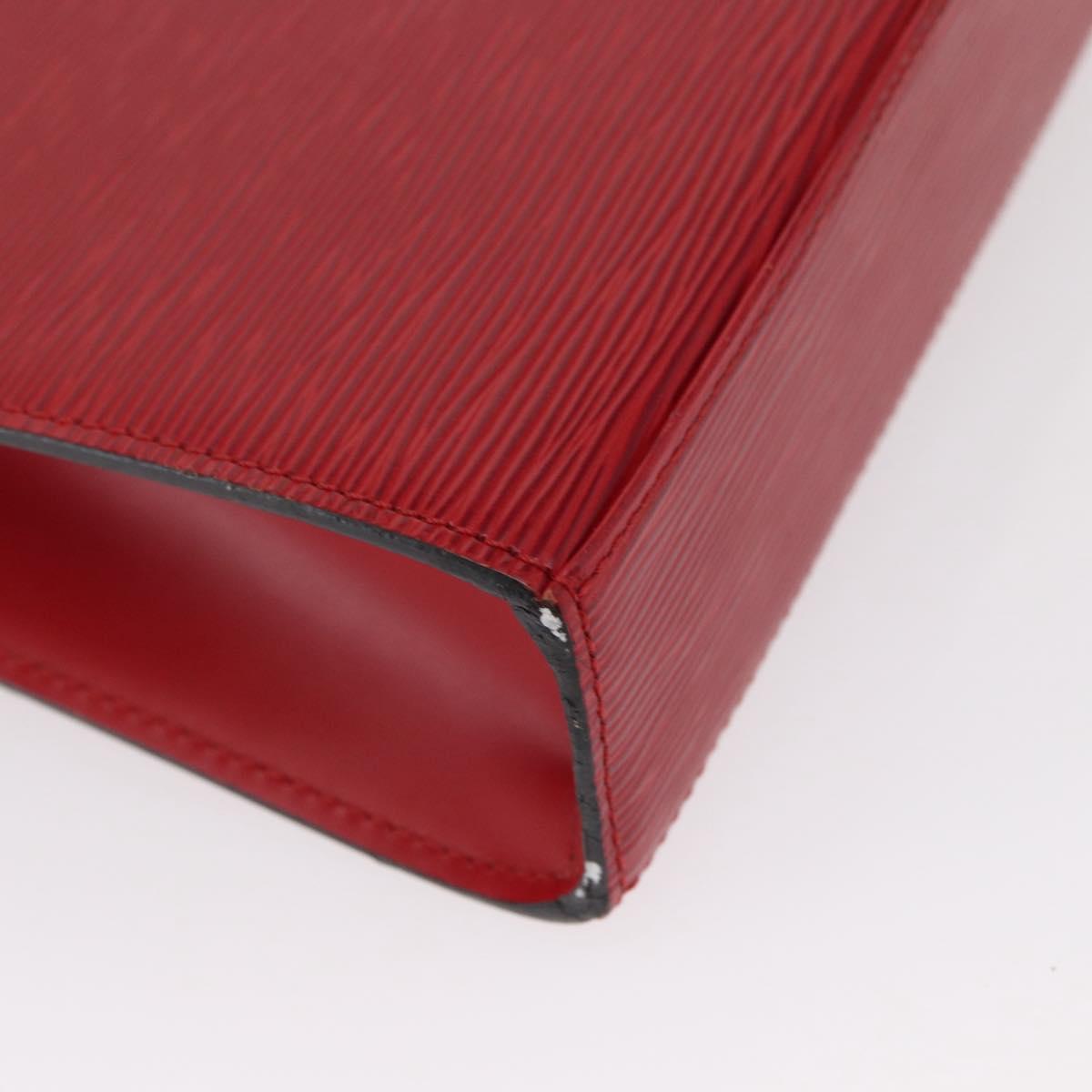 LOUIS VUITTON Epi Malesherbes Hand Bag Red M52377 LV Auth 158649