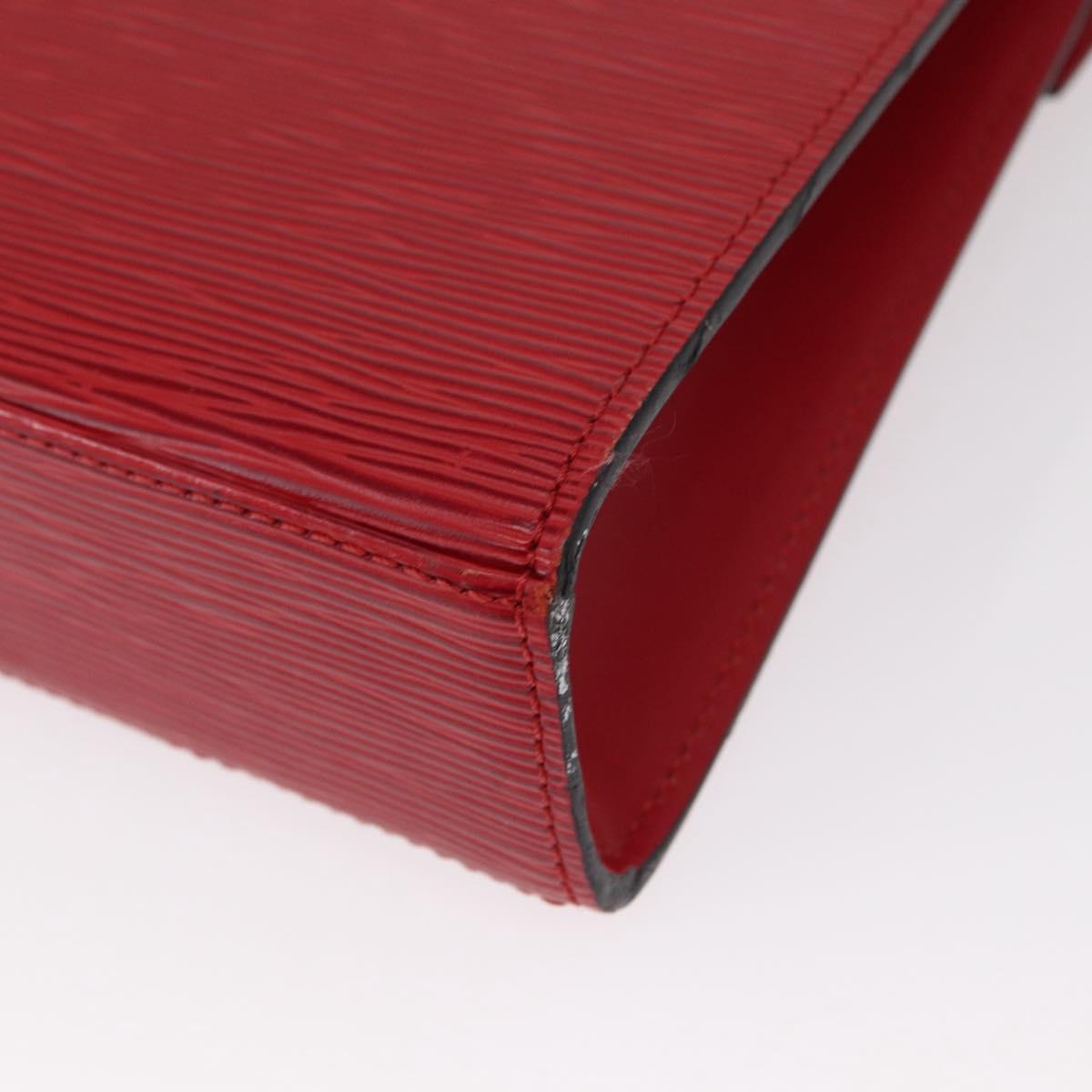 LOUIS VUITTON Epi Malesherbes Hand Bag Red M52377 LV Auth 158649