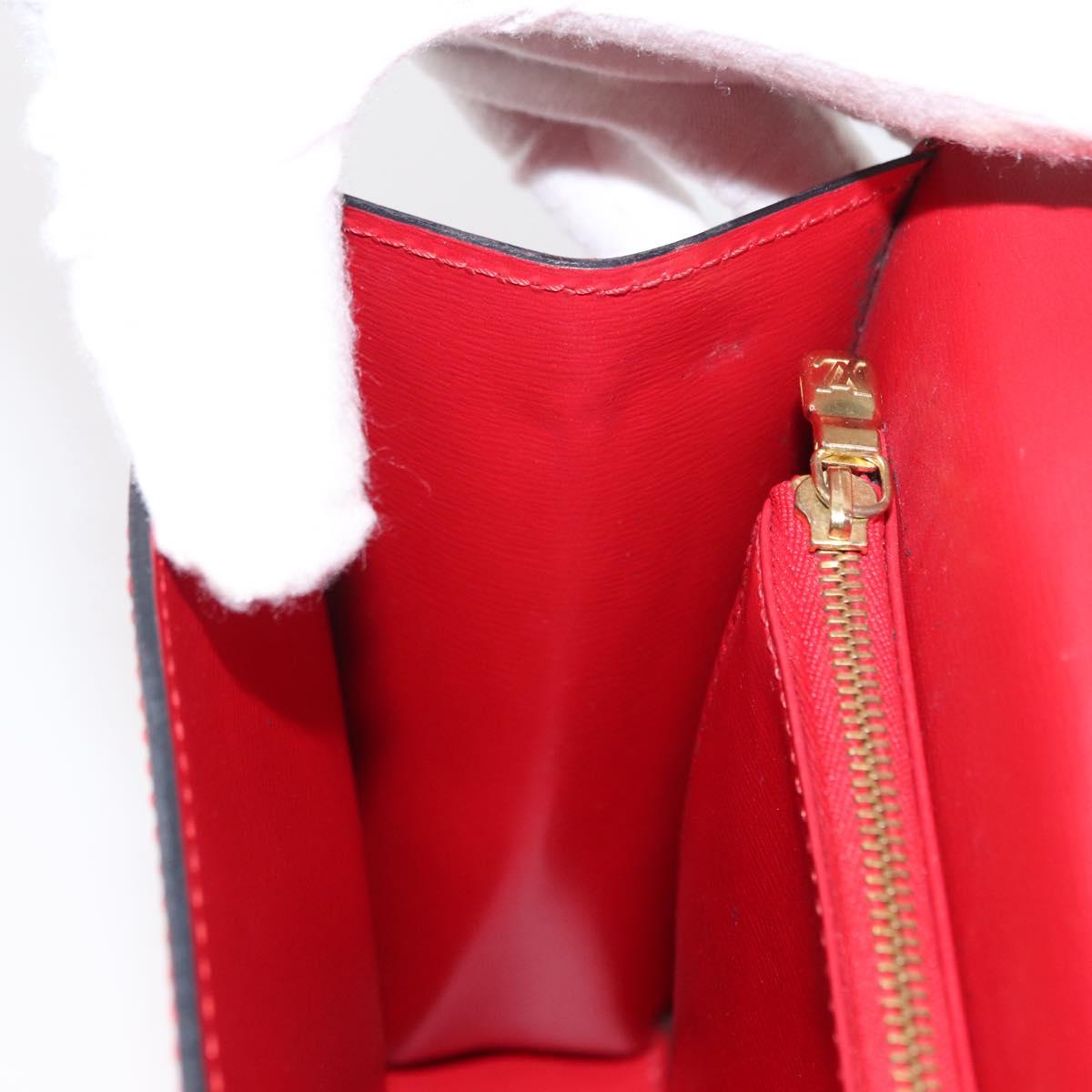 LOUIS VUITTON Epi Malesherbes Hand Bag Red M52377 LV Auth 158649