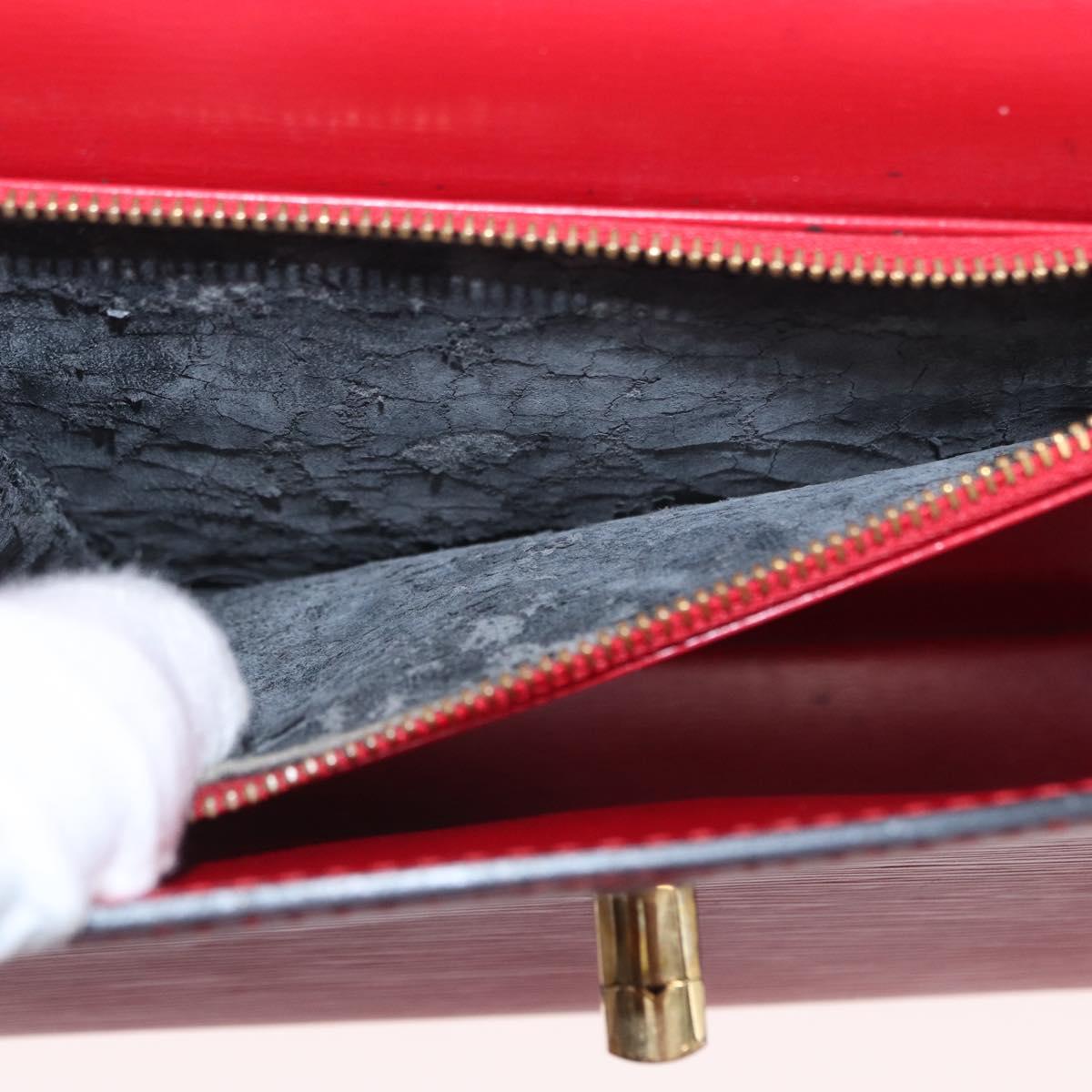LOUIS VUITTON Epi Malesherbes Hand Bag Red M52377 LV Auth 158649