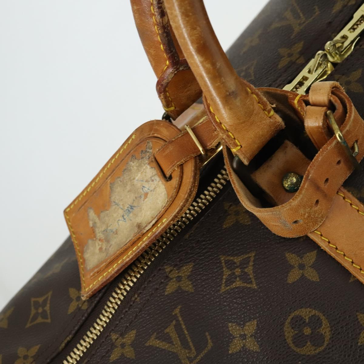 LOUIS VUITTON Monogram Keepall 60 Boston Bag M41422 LV Auth 158652
