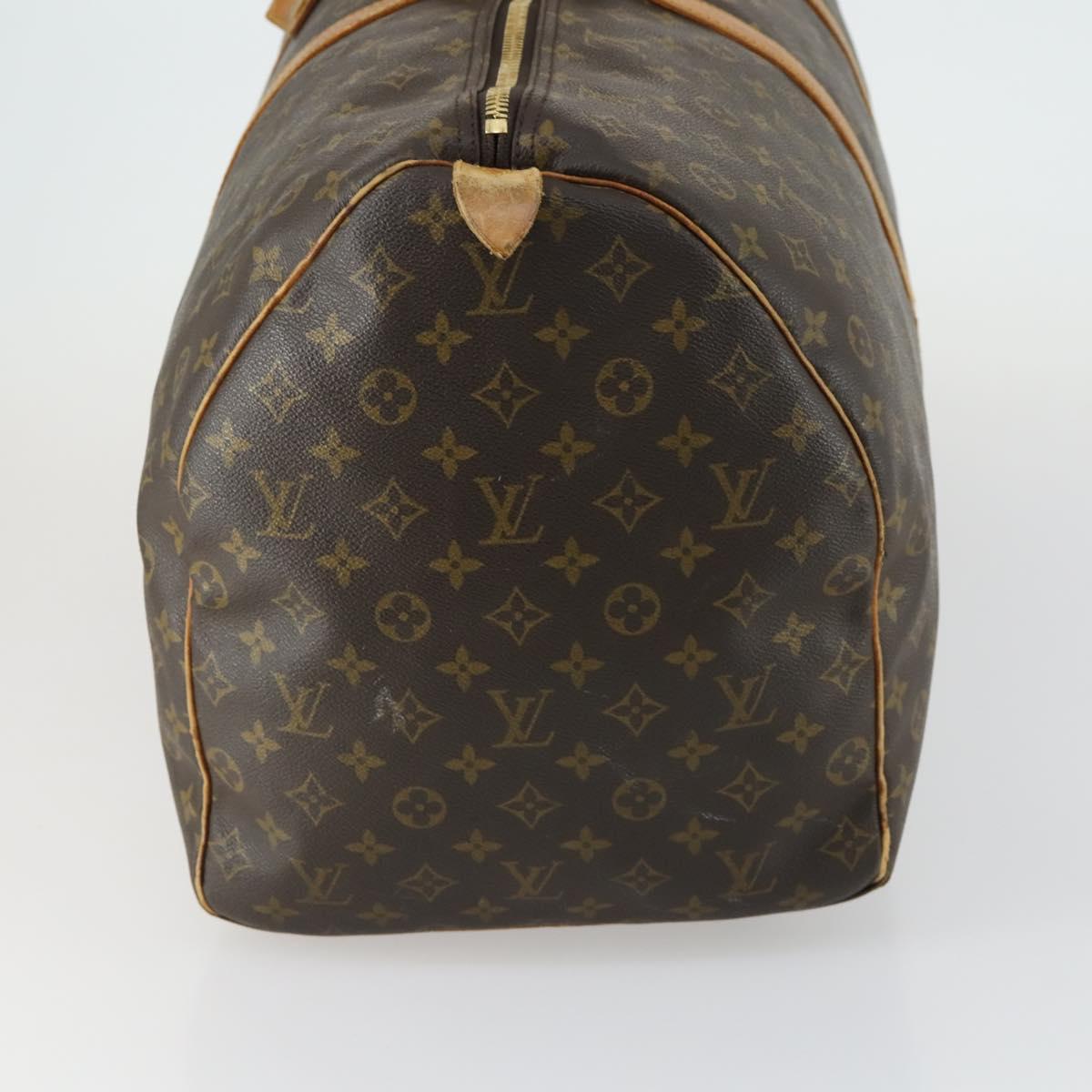 LOUIS VUITTON Monogram Keepall 60 Boston Bag M41422 LV Auth 158652