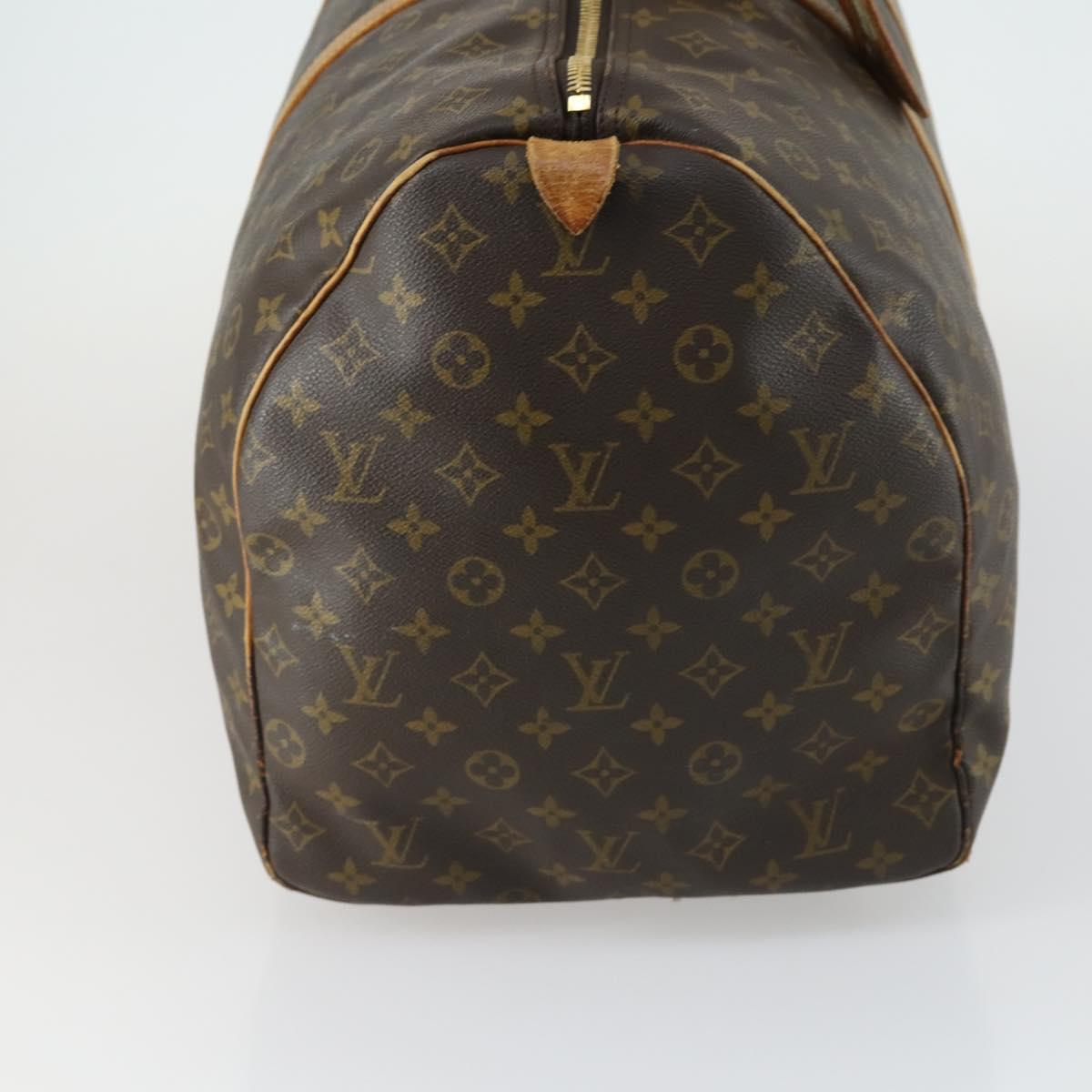 LOUIS VUITTON Monogram Keepall 60 Boston Bag M41422 LV Auth 158652
