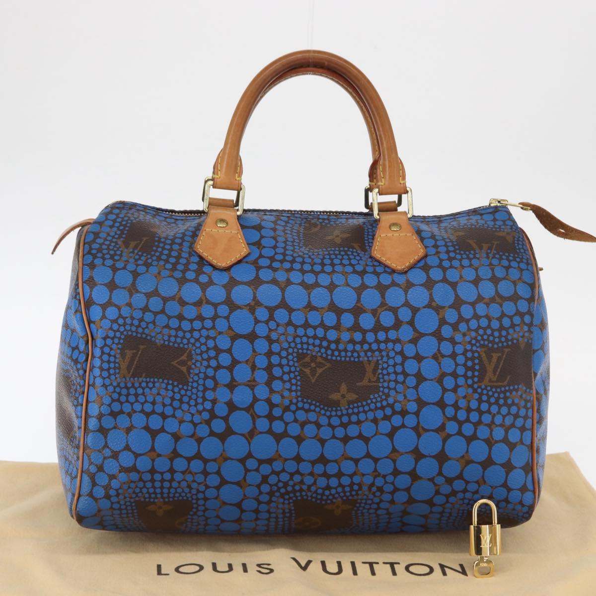 LOUIS VUITTON Monogram Dot Infinity Speedy 30 Hand Bag M40691 LV Auth 158661V