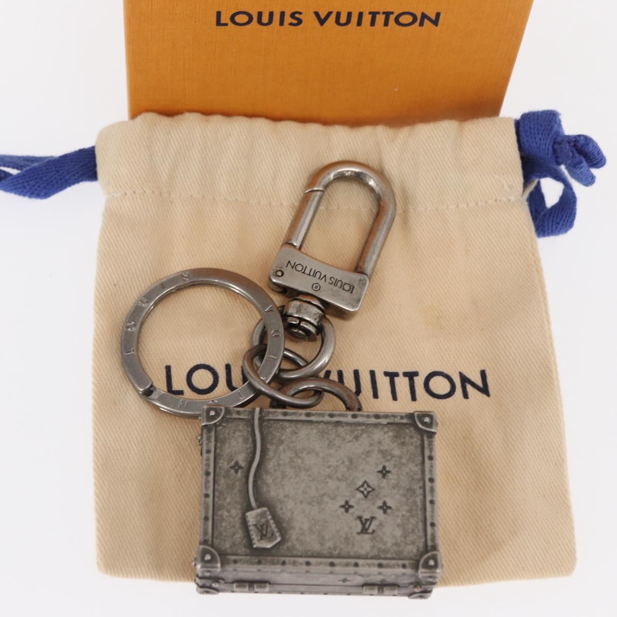 LOUIS VUITTON The President Charm metal Silver M67366 LV Auth 158668SM