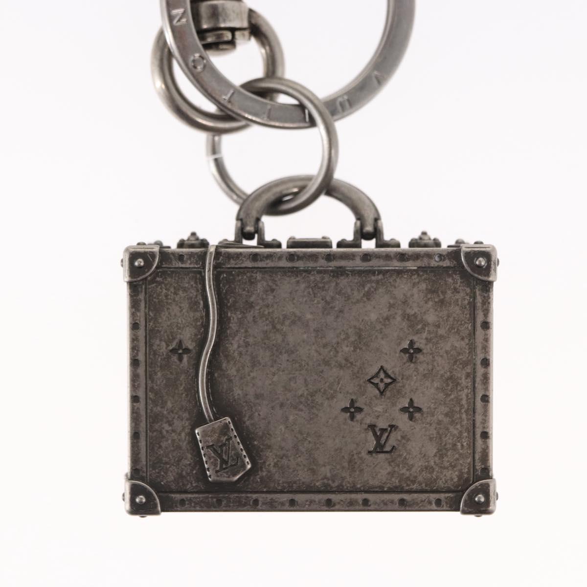 LOUIS VUITTON The President Charm metal Silver M67366 LV Auth 158668SM