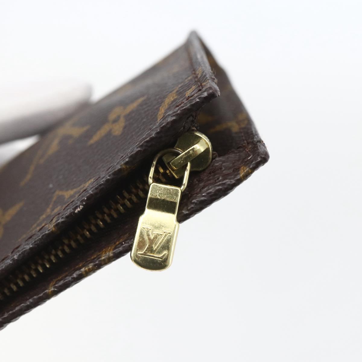 LOUIS VUITTON Monogram Bucket PM Accessory Pouch LV Auth 158672