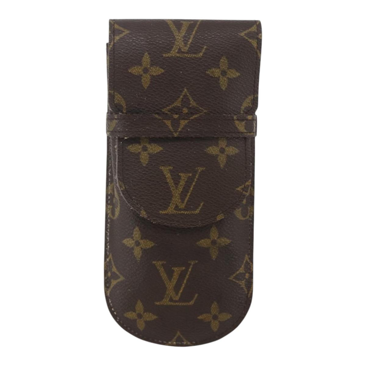 LOUIS VUITTON Monogram Etui Lunette Rabat Glasses Case M62970 LV Auth 158720