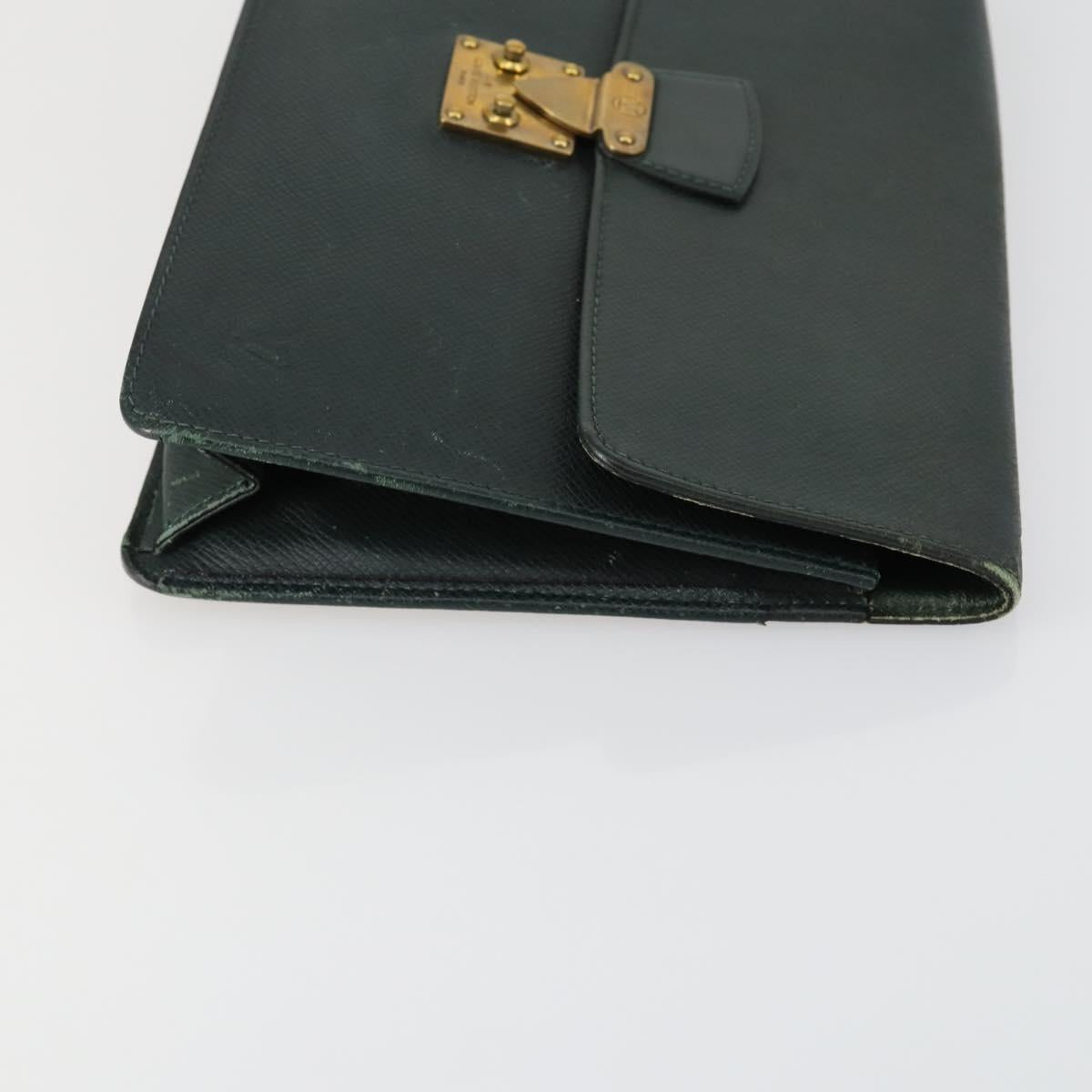 LOUIS VUITTON Monogram Taiga Clutch Bag 2 Set LV Auth 158725