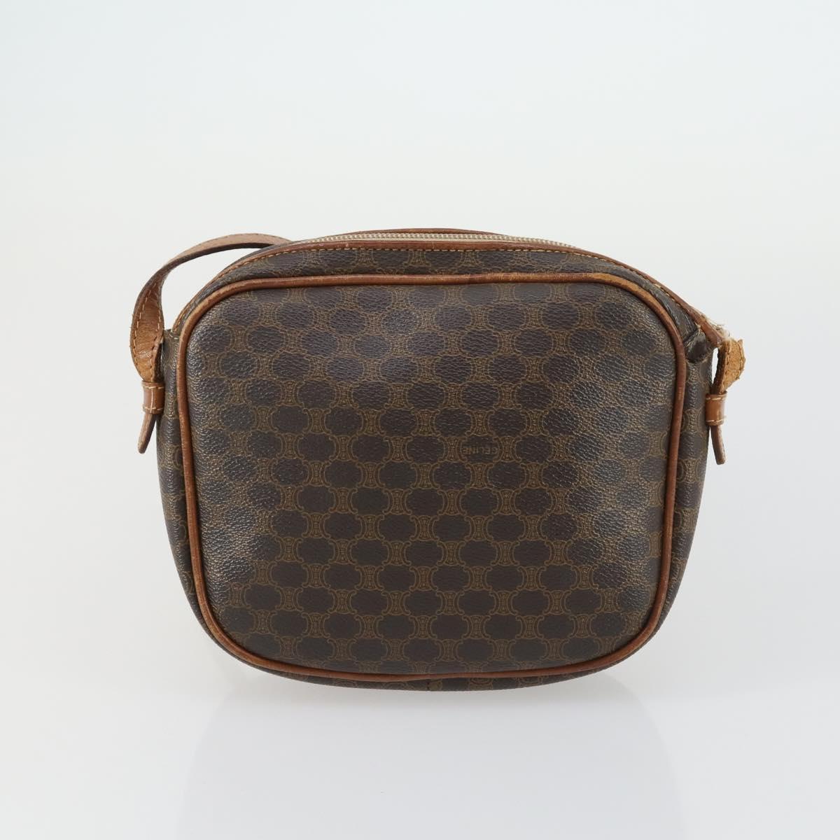 CELINE Gucci Bamboo Macadam Canvas Bag Leather PVC 2 Set Brown Black Auth 158726