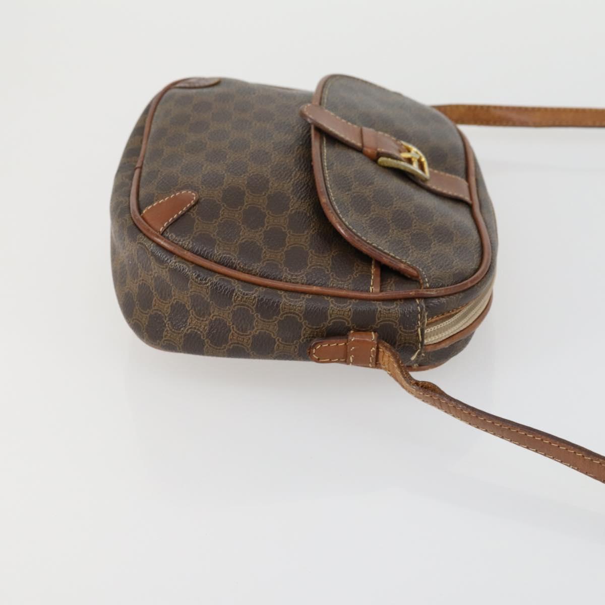 CELINE Gucci Bamboo Macadam Canvas Bag Leather PVC 2 Set Brown Black Auth 158726