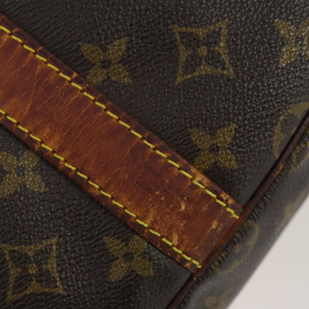 LOUIS VUITTON Monogram Keepall Bandouliere 55 Boston Bag M41414 LV Auth 158745