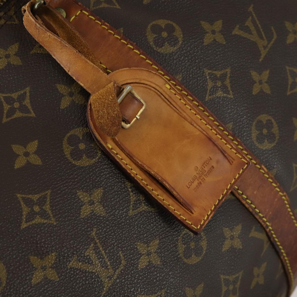 LOUIS VUITTON Monogram Keepall Bandouliere 55 Boston Bag M41414 LV Auth 158745