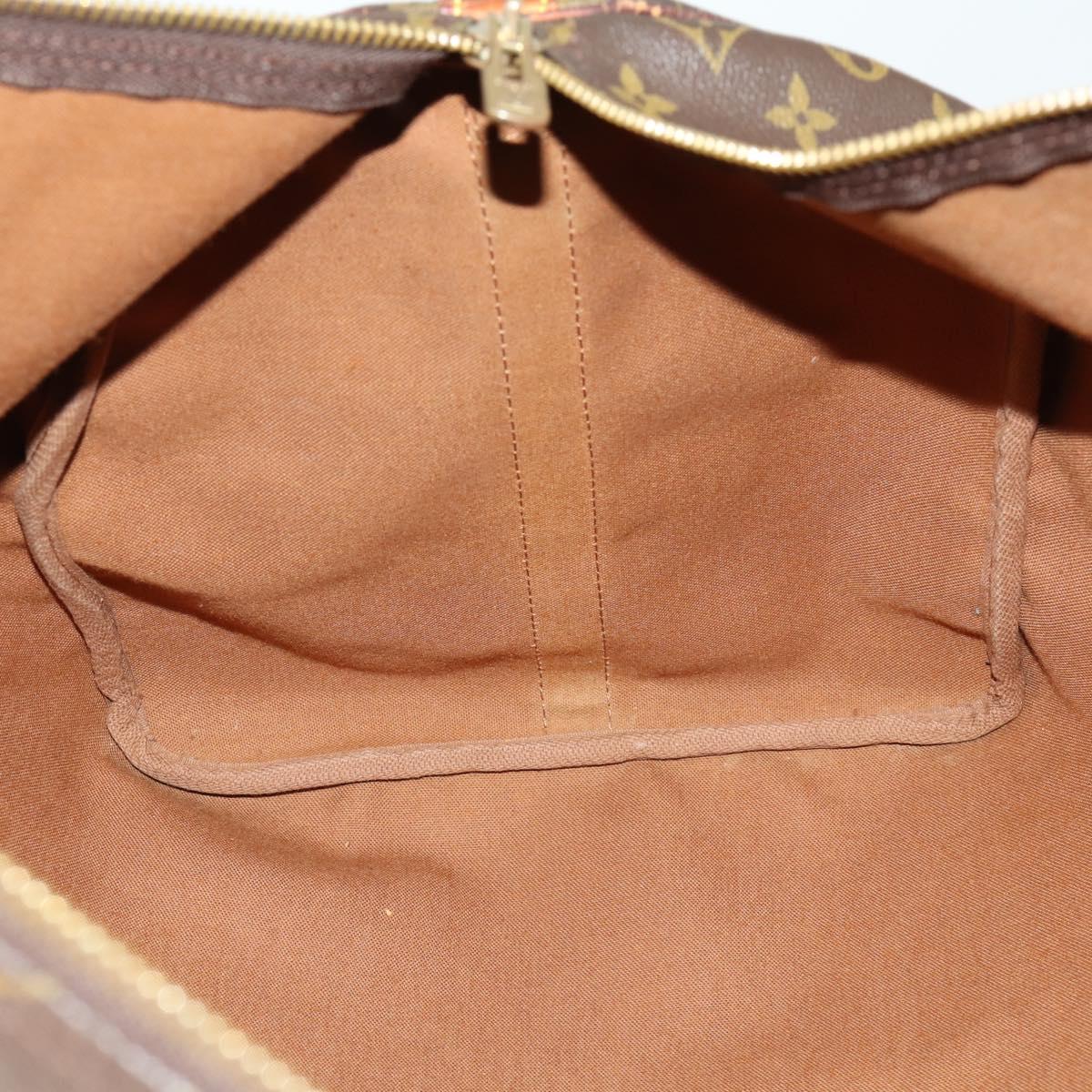 LOUIS VUITTON Monogram Keepall Bandouliere 55 Boston Bag M41414 LV Auth 158745