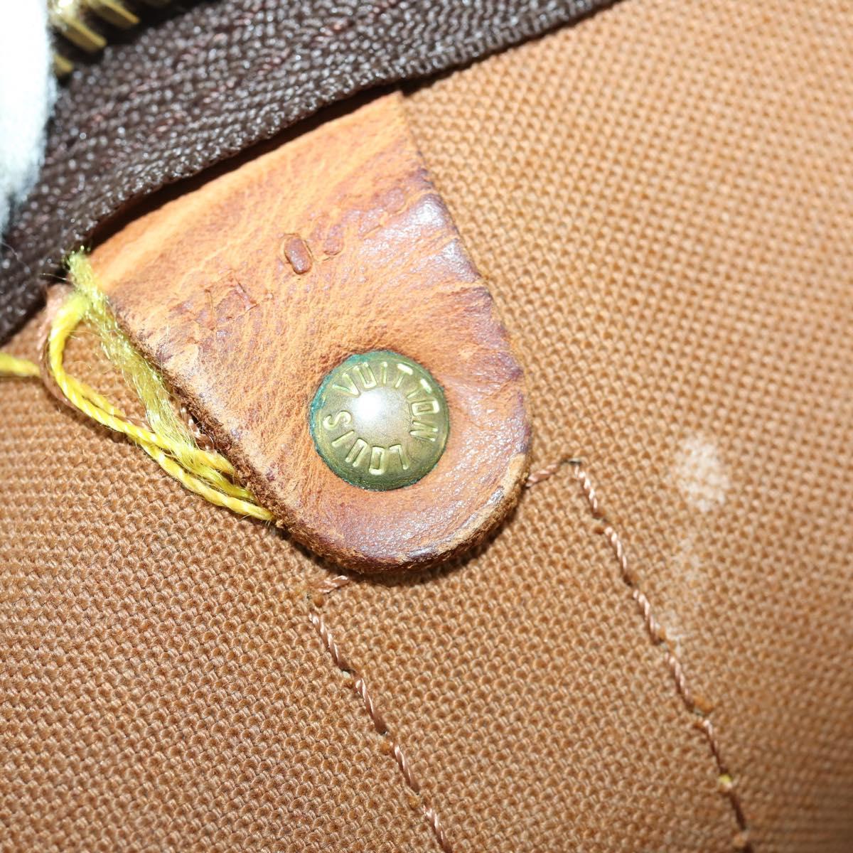 LOUIS VUITTON Monogram Keepall Bandouliere 55 Boston Bag M41414 LV Auth 158745