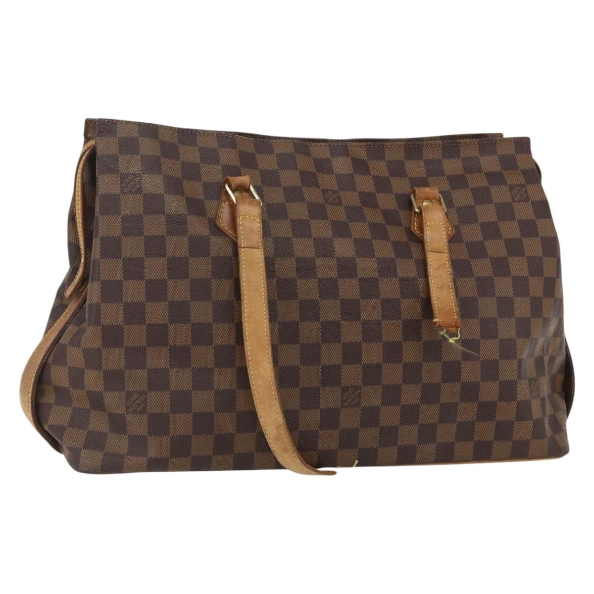 LOUIS VUITTON Damier Ebene Colombine Bag 100th Anniversary N99037 LV Auth 158769