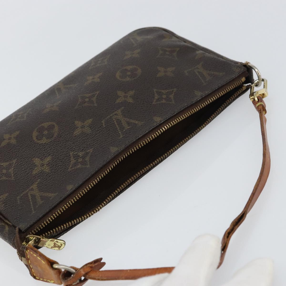 LOUIS VUITTON Monogram Pochette Accessoires Pouch M51980 LV Auth 158775