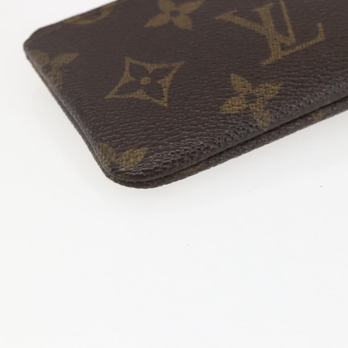 LOUIS VUITTON Monogram Pochette Cles Coin Purse M60033 LV Auth 158851