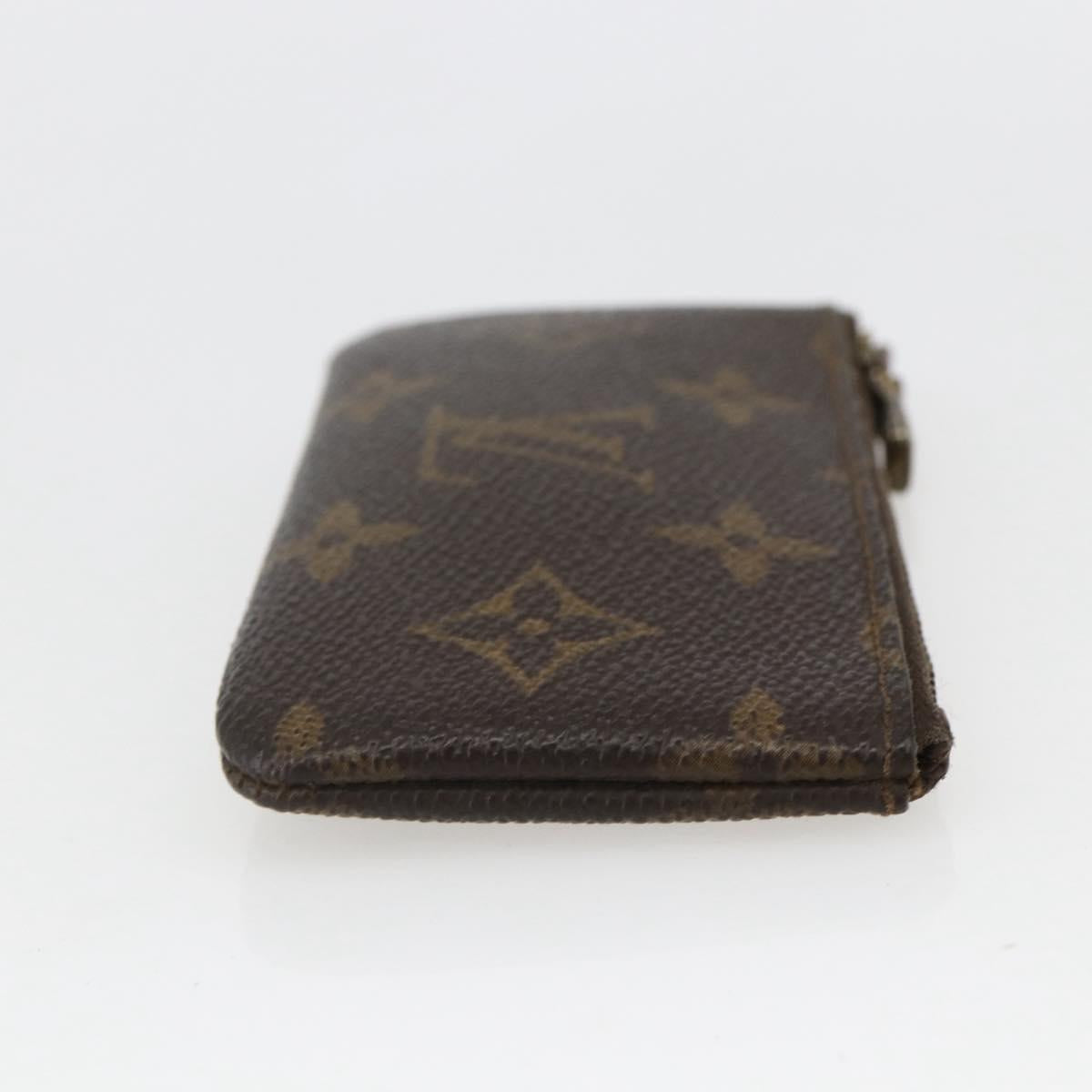 LOUIS VUITTON Monogram Pochette Cles Coin Purse M60033 LV Auth 158851