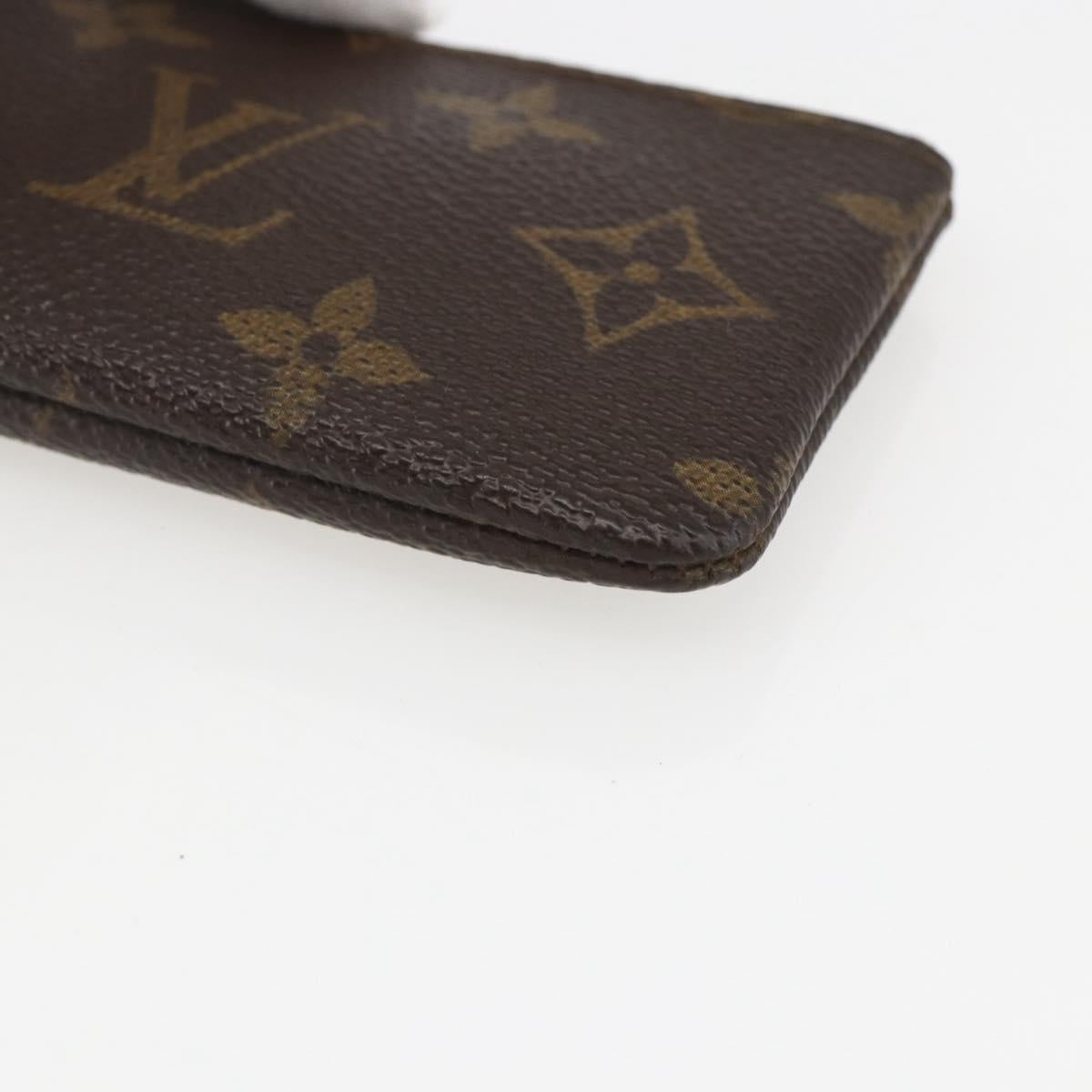 LOUIS VUITTON Monogram Pochette Cles Coin Purse M60033 LV Auth 158851