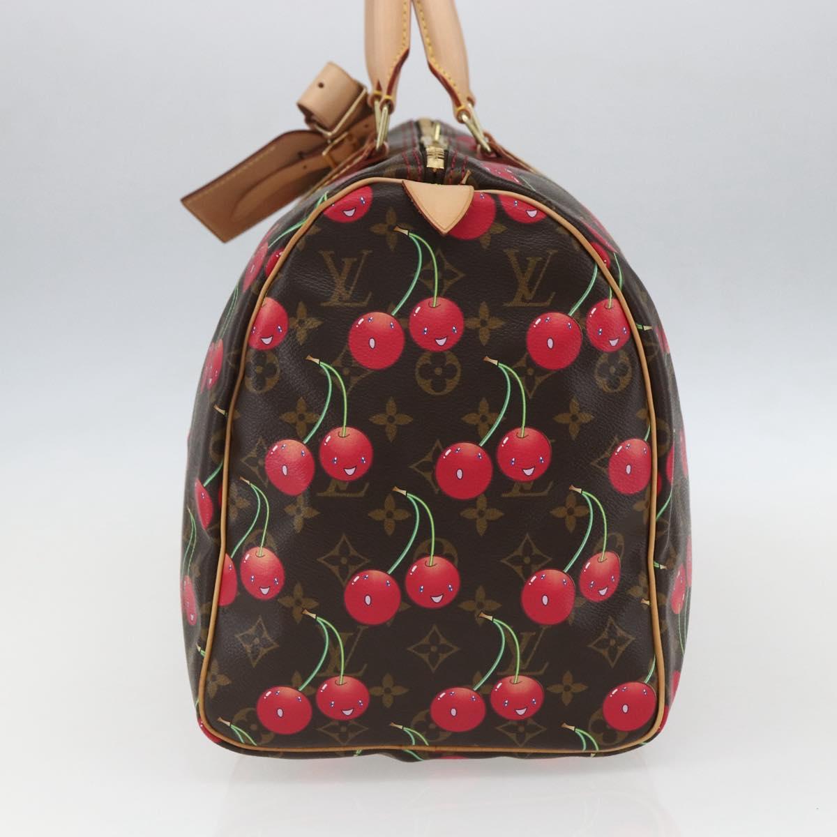 LOUIS VUITTON Monogram Cherry Keepall 45 Boston Bag M95011 LV Auth 158900SV