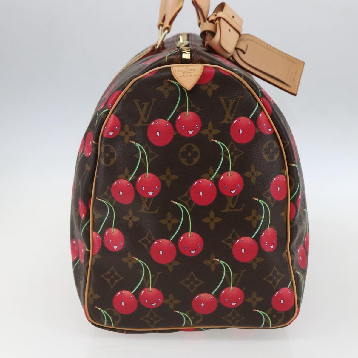 LOUIS VUITTON Monogram Cherry Keepall 45 Boston Bag M95011 LV Auth 158900SV