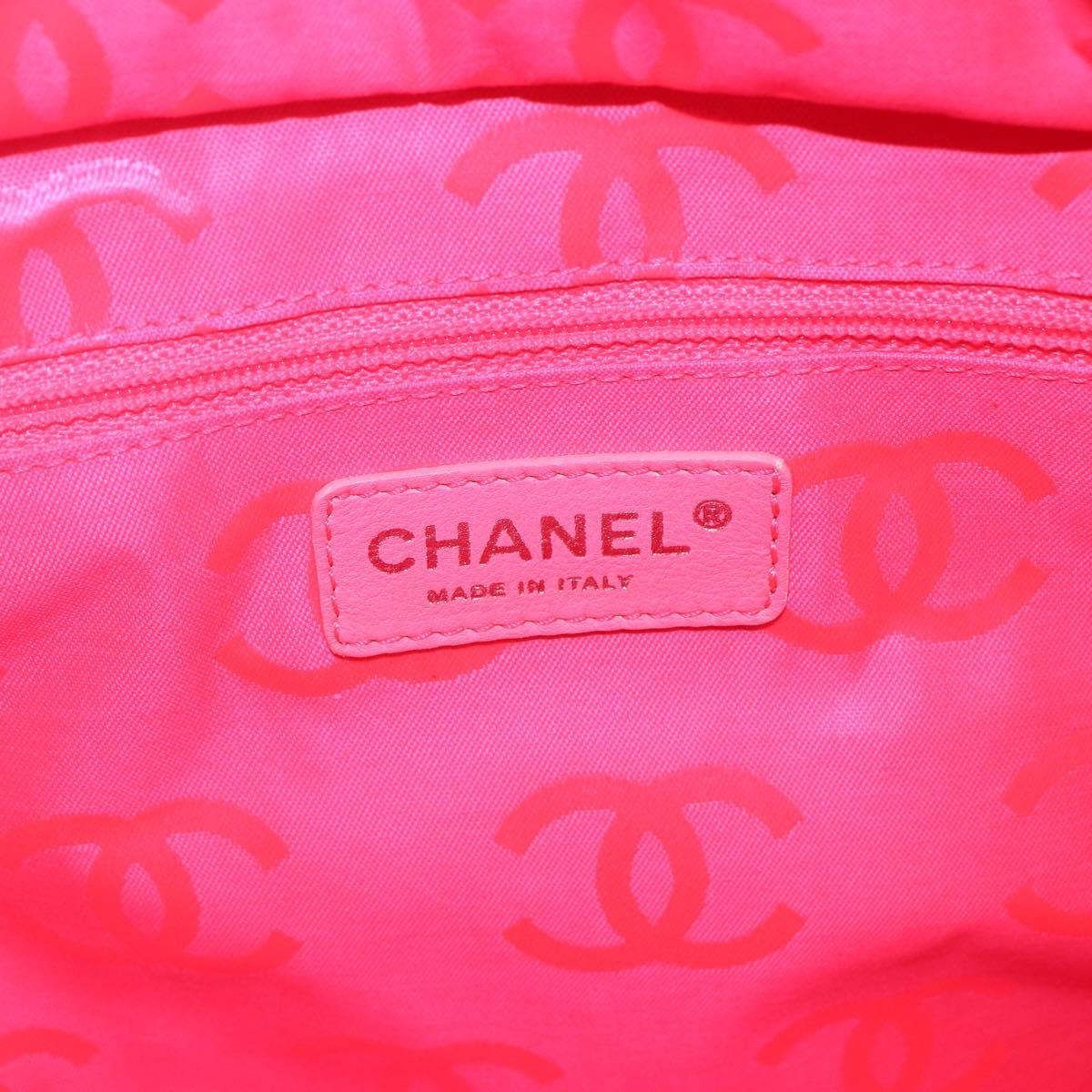 CHANEL Cambon Line Large Matelasse Bag Leather Brown Silver CC Auth 158906SM