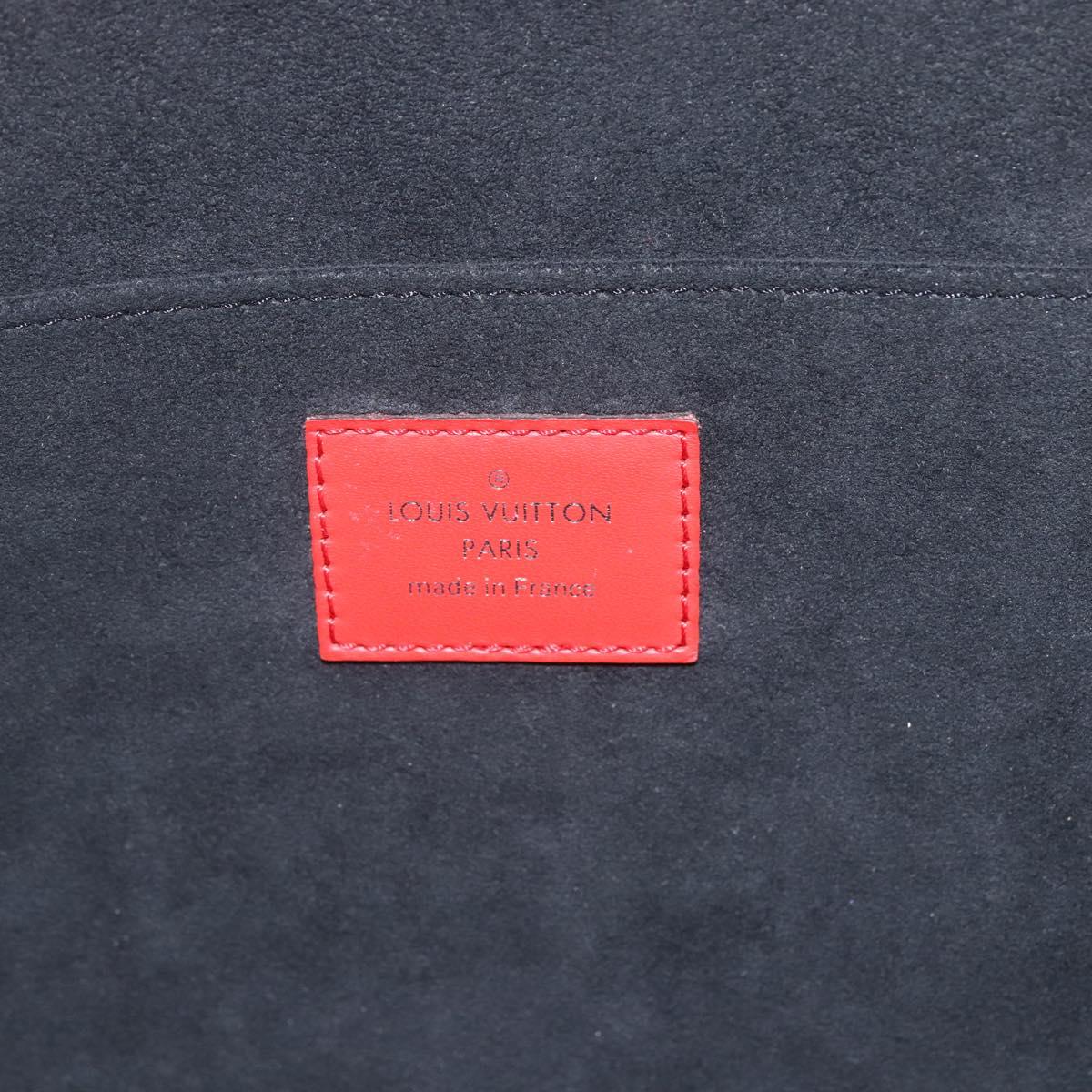 LOUIS VUITTON Epi Supreme Pochette Jules GM Bag Red White M67722 LV Auth 158916SM