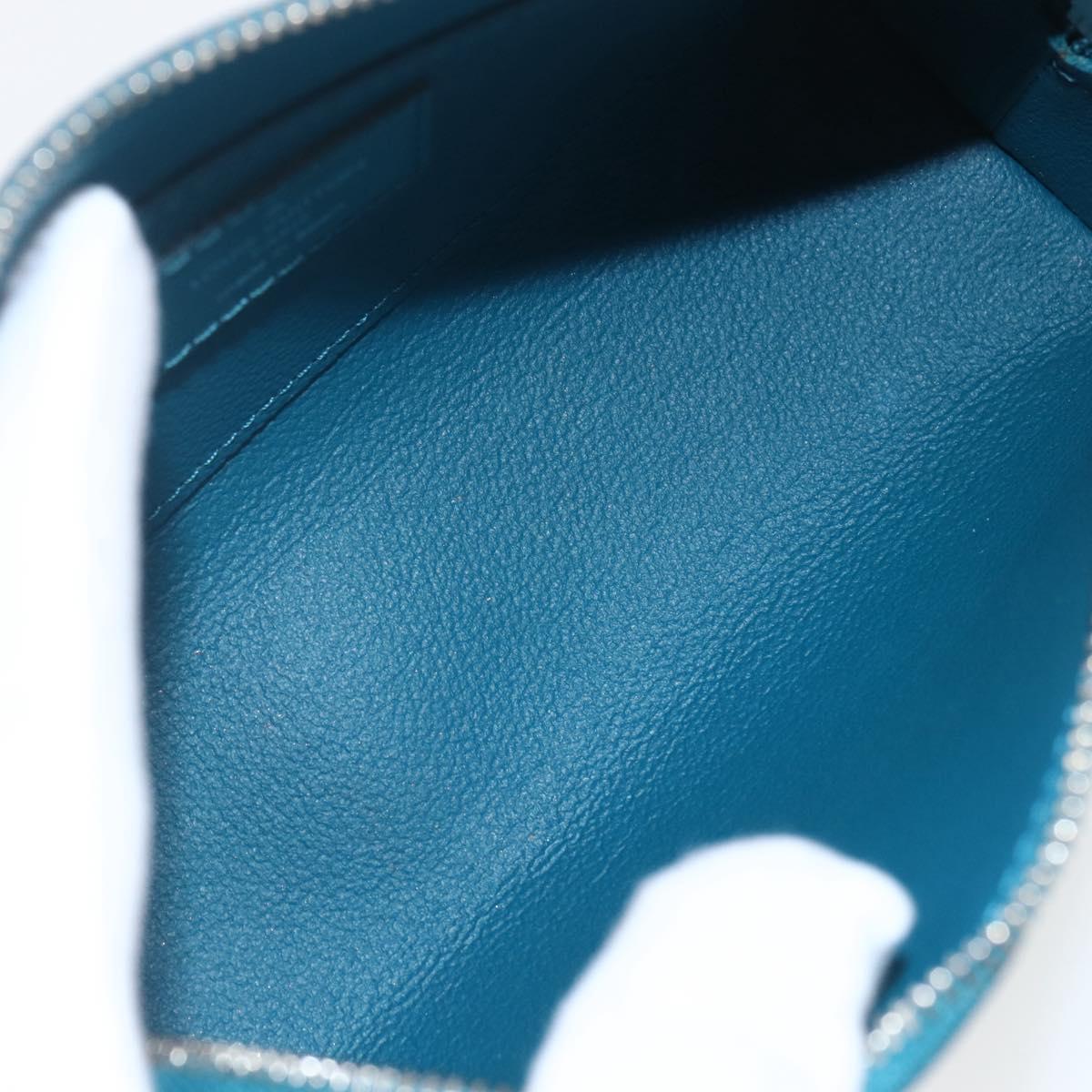 LOUIS VUITTON Epi Pochette Cosmetic Cosmetic Pouch Cyan LV Auth 158918V