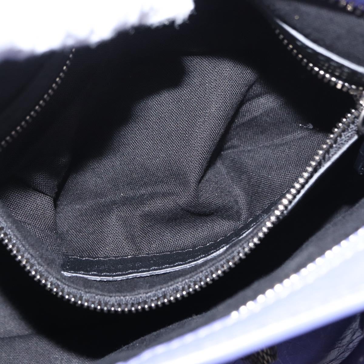 BALENCIAGA Neo Kagoul S Hand Bag Leather 2way Purple Silver 751523 Auth 158933SM