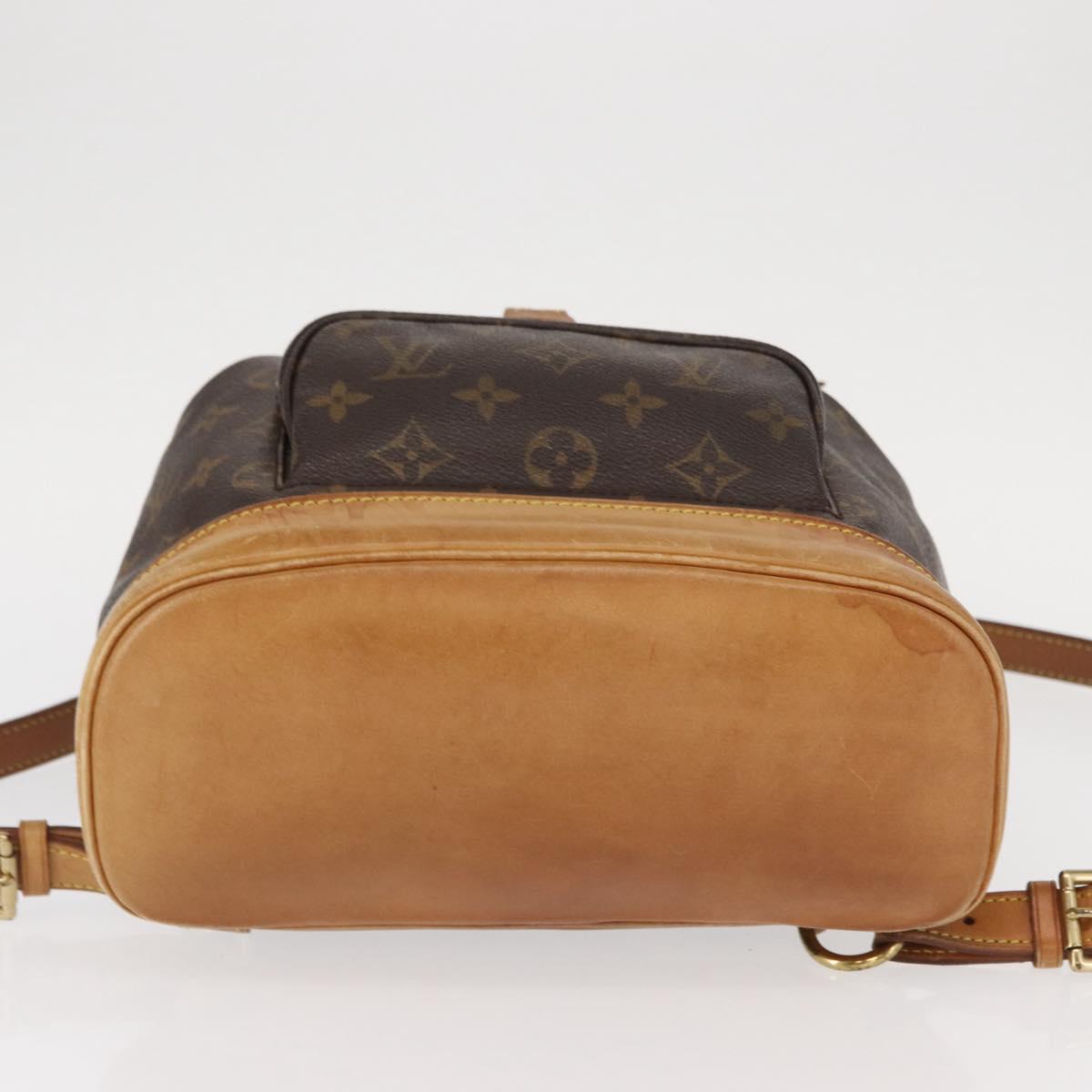LOUIS VUITTON Monogram Montsouris MM Backpack M51136 LV Auth 158981