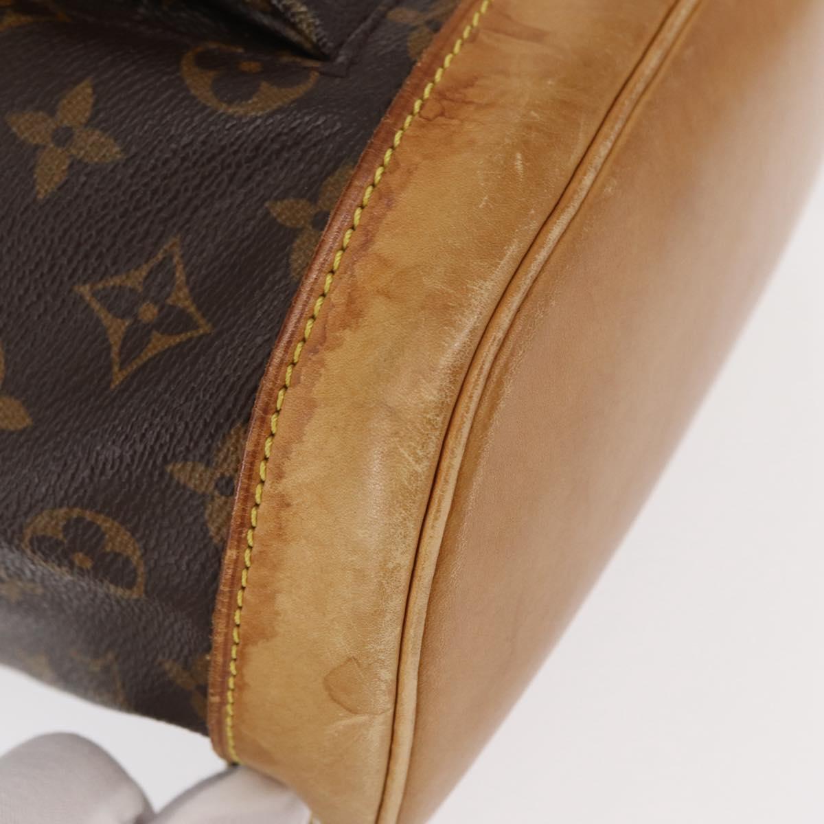 LOUIS VUITTON Monogram Montsouris MM Backpack M51136 LV Auth 158981