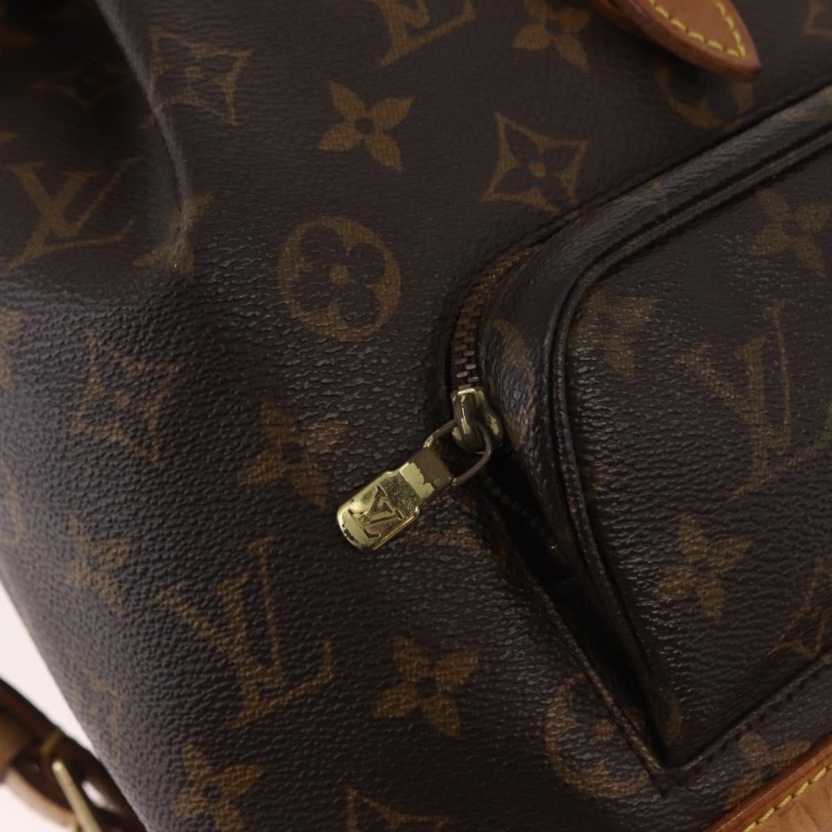 LOUIS VUITTON Monogram Montsouris MM Backpack M51136 LV Auth 158981