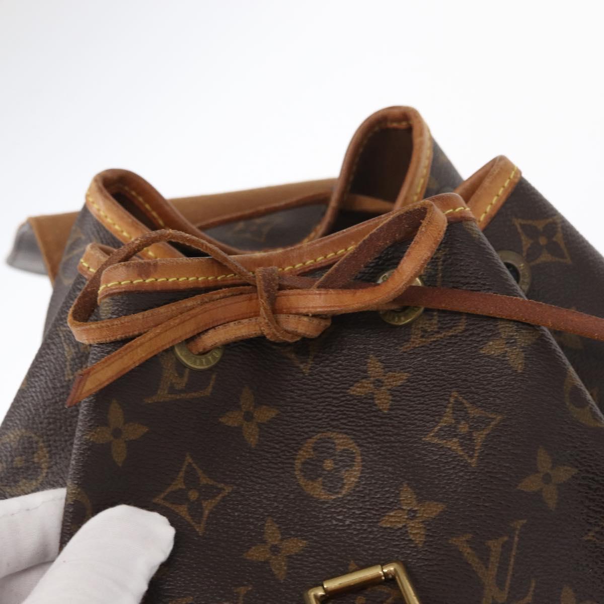 LOUIS VUITTON Monogram Montsouris MM Backpack M51136 LV Auth 158981