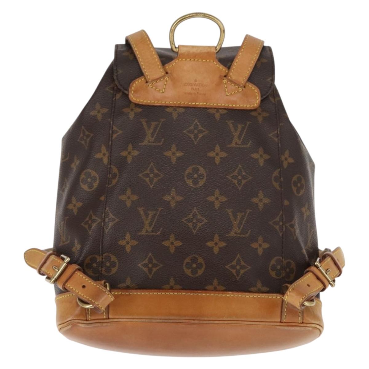 LOUIS VUITTON Monogram Montsouris MM Backpack M51136 LV Auth 158981