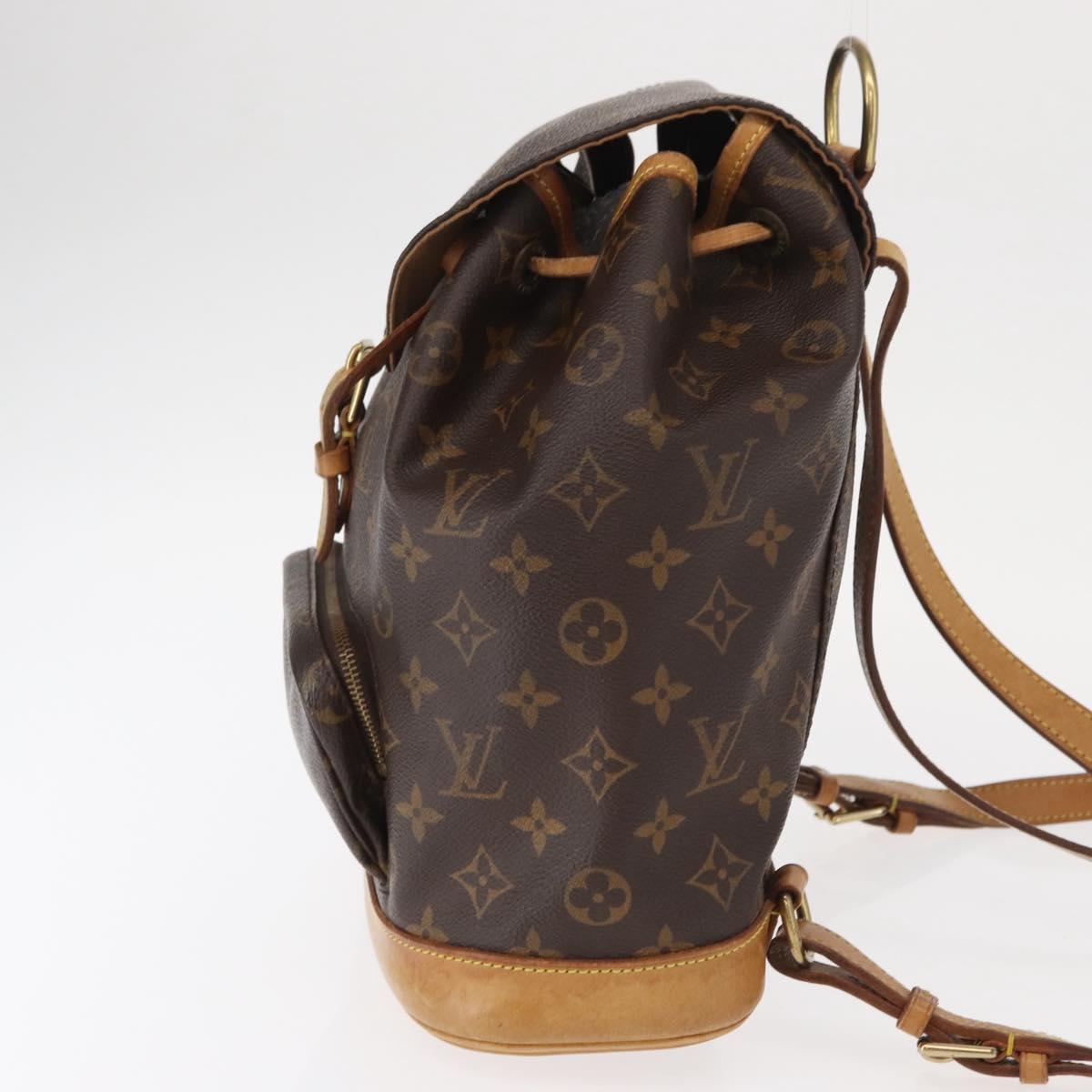 LOUIS VUITTON Monogram Montsouris MM Backpack M51136 LV Auth 158981