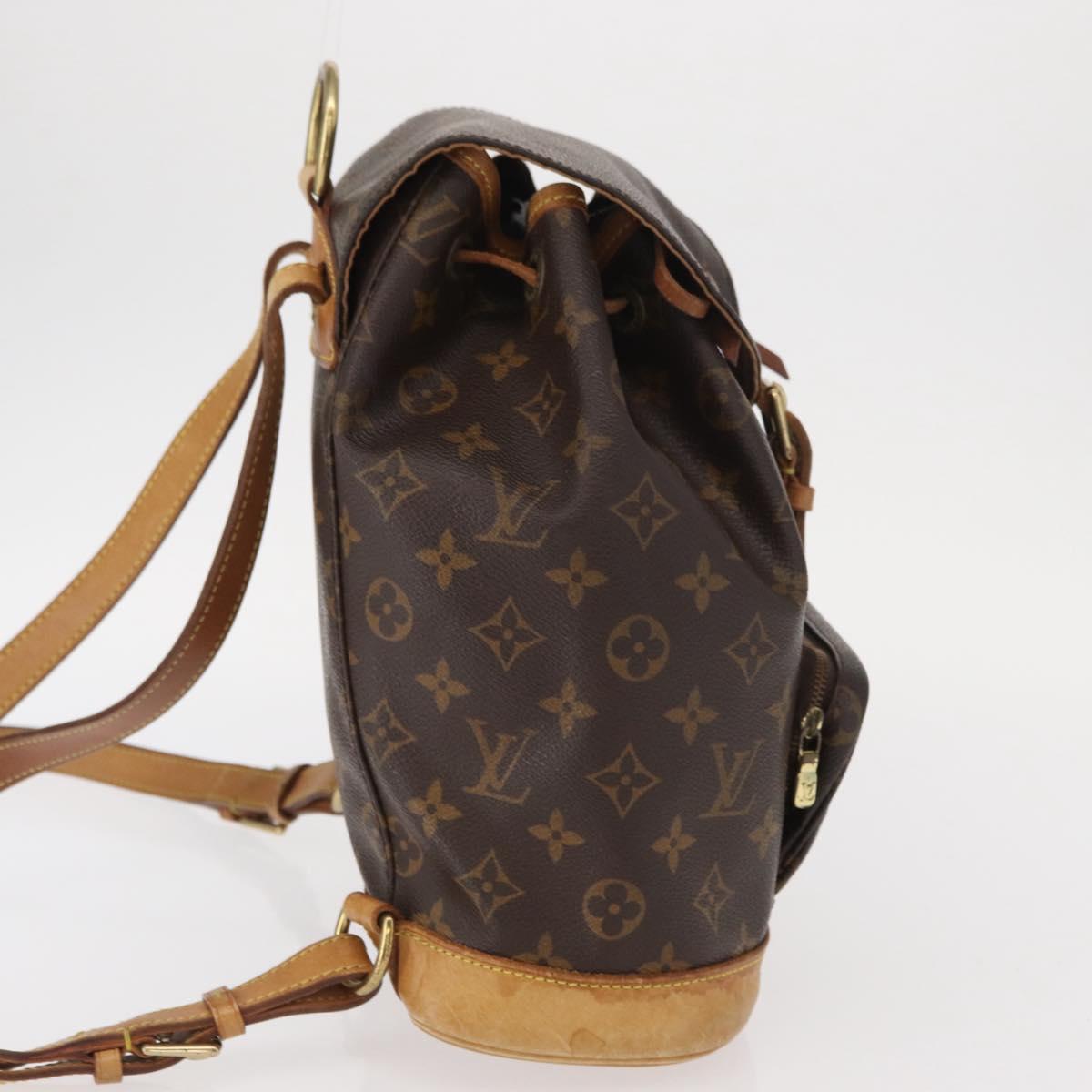 LOUIS VUITTON Monogram Montsouris MM Backpack M51136 LV Auth 158981