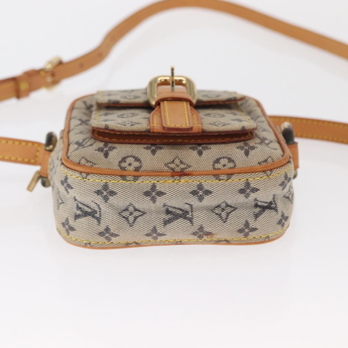LOUIS VUITTON Monogram Mini Juliet PM Shoulder Bag Blue M92005 LV Auth 158984