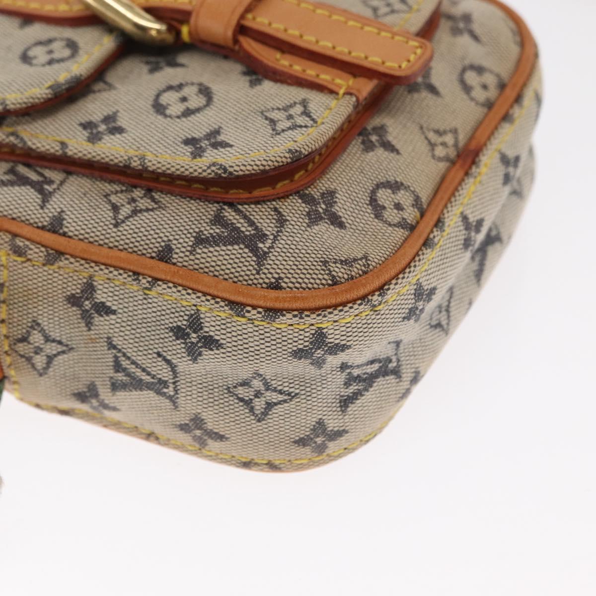 LOUIS VUITTON Monogram Mini Juliet PM Shoulder Bag Blue M92005 LV Auth 158984