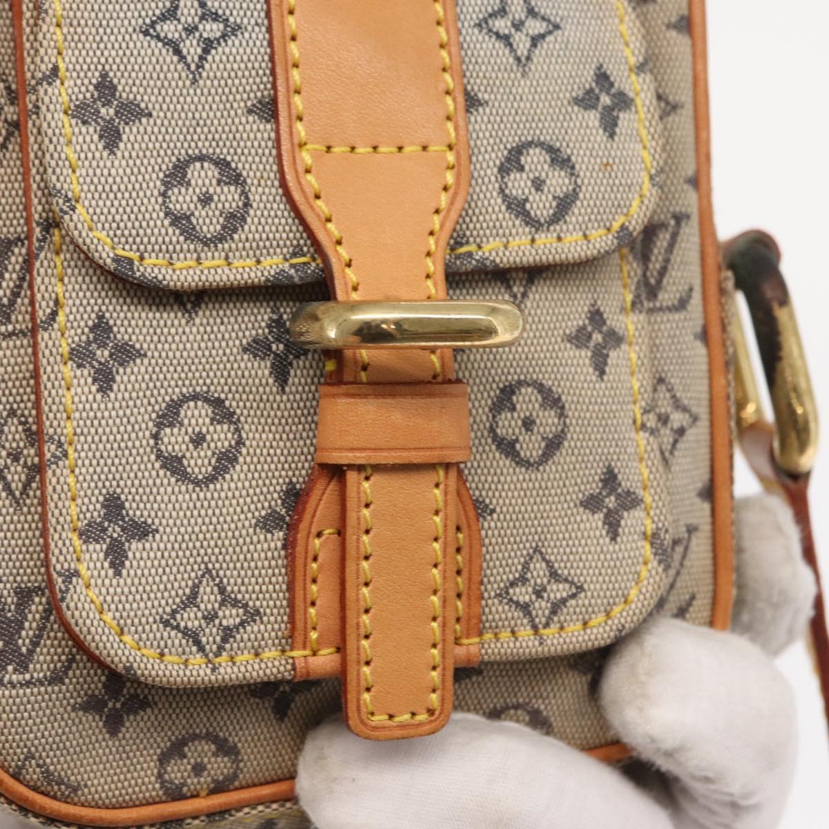 LOUIS VUITTON Monogram Mini Juliet PM Shoulder Bag Blue M92005 LV Auth 158984