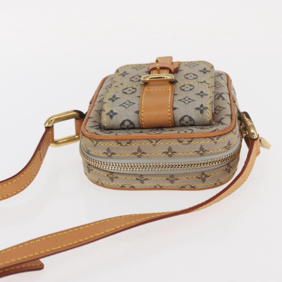 LOUIS VUITTON Monogram Mini Juliet PM Shoulder Bag Blue M92005 LV Auth 158984