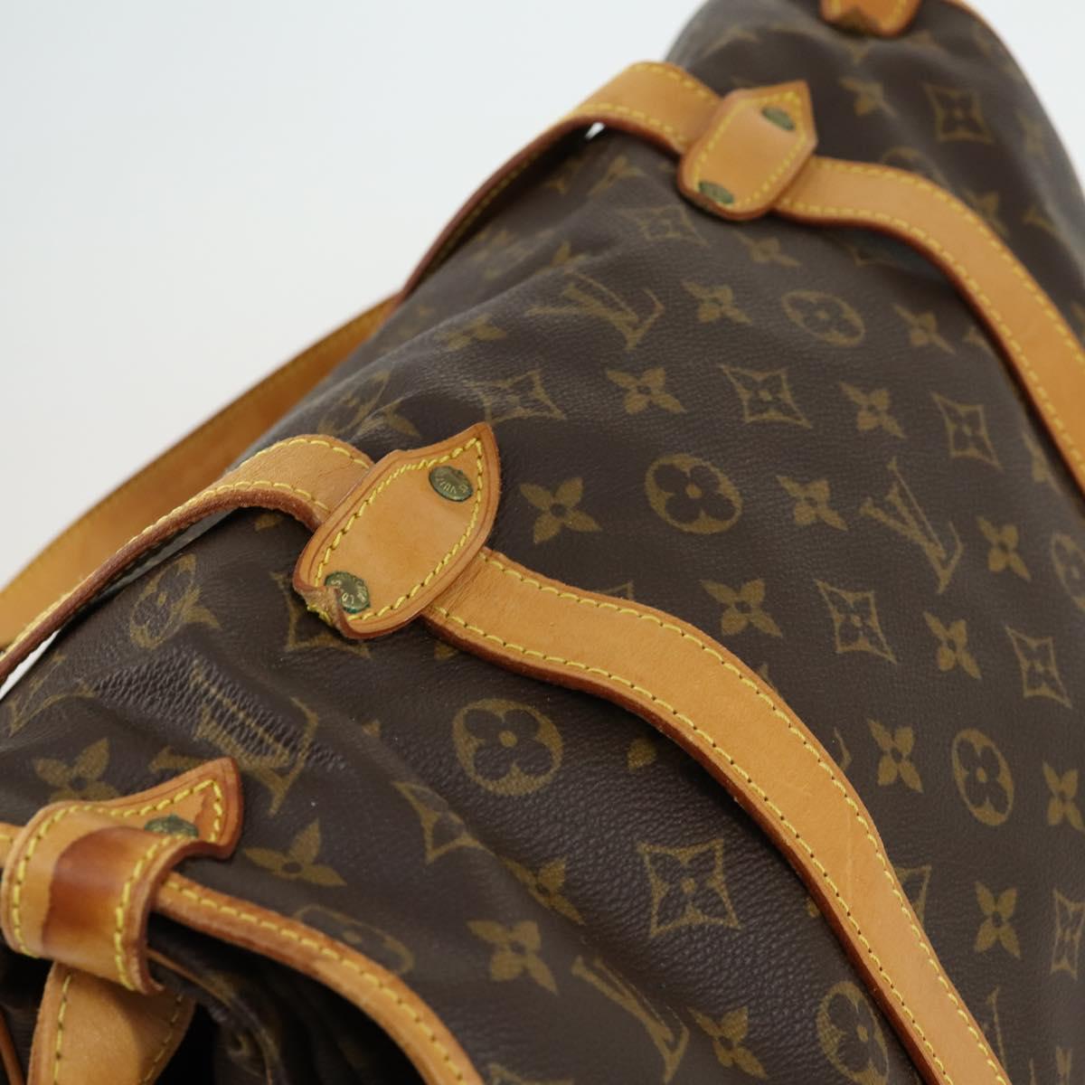 LOUIS VUITTON Monogram Saumur 43 Shoulder Bag M42252 LV Auth 159000