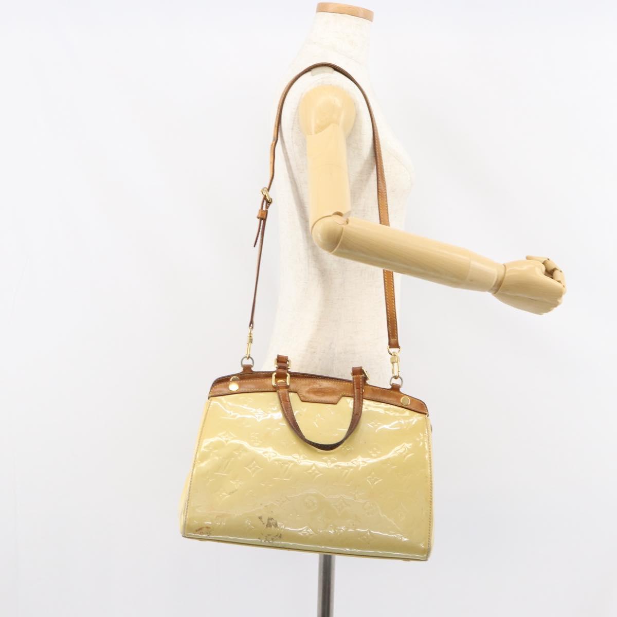 LOUIS VUITTON Monogram Vernis Blair MM Bag 2way Broncorail M91456 LV Auth 159016