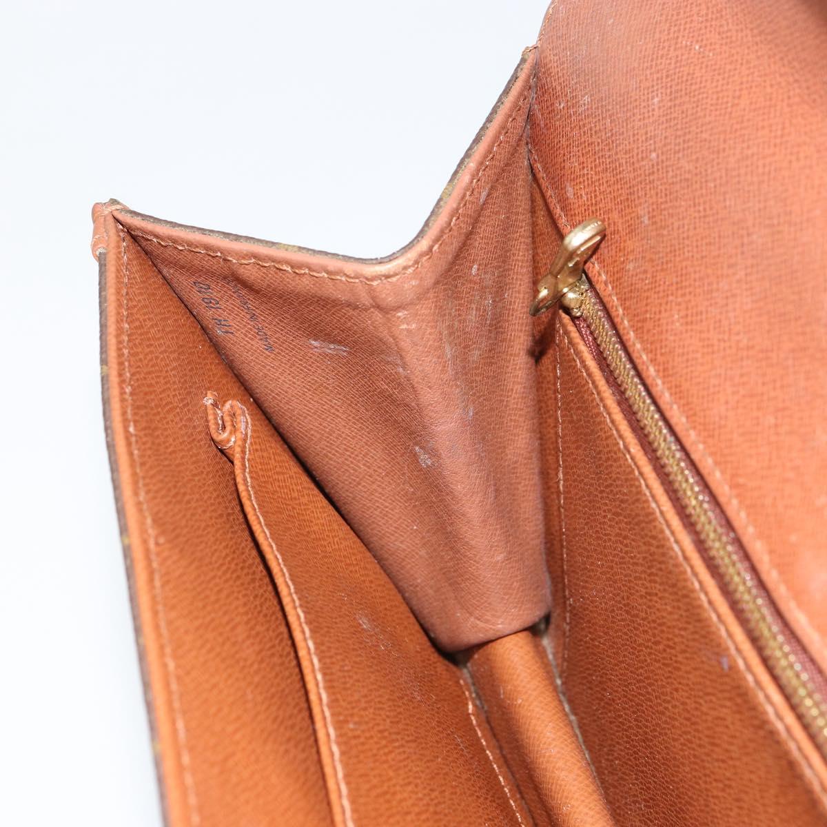 LOUIS VUITTON Monogram Pochette Dam GM Clutch Bag M51810 LV Auth 159045
